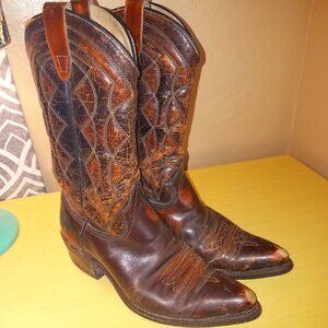 Vintage Texas Brand Cowboy Boots, 7.5D